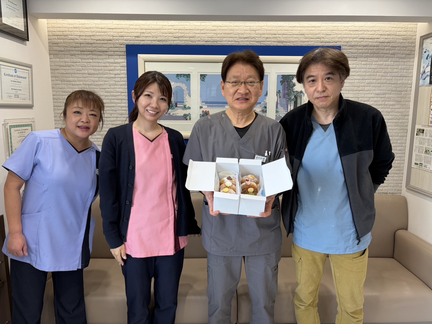 院長のお誕生日パーティー♪