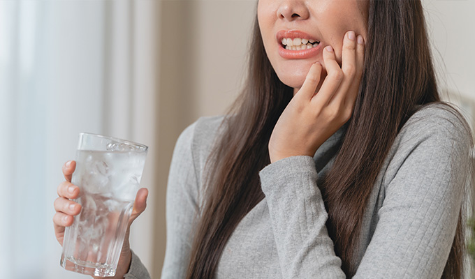 知覚過敏のリスクが低い